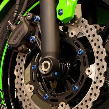 Jarrulevyn Pultti Kawasaki, KTM M8 x 24/30 mm (1 kpl), Etulevy, Titaani - Pro-Bolt