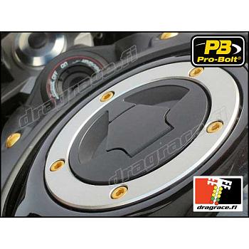 Tankinkorkinpulttisarja Kawasaki ZX-6R, ZX-9R, ZX-10R, ZZR 1400, Z 750, ER-6, Z 1000 Alumiinia - Pro-Bolt
