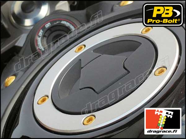 Tankinkorkinpulttisarja Kawasaki ZX-6R, ZX-9R, ZX-10R, ZZR 1400, Z 750, ER-6, Z 1000 Alumiinia - Pro-Bolt