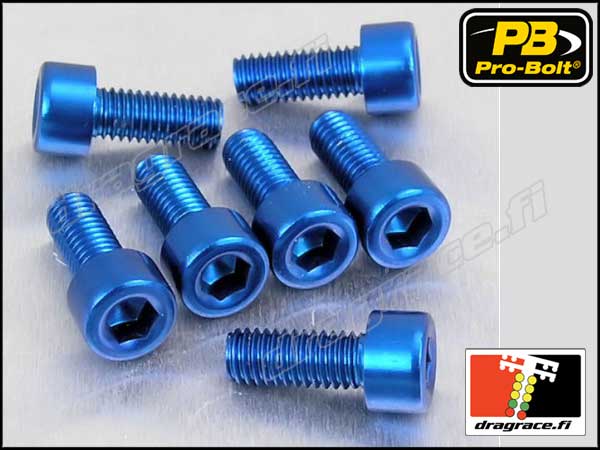 Tankinkorkinpulttisarja Kawasaki ZX-6R, ZX-9R, ZZR 600, ZZR 1100. ZXR 750, ZR-7, ZRX 1100, GPZ, Z ym. Alumiinia - Pro-Bolt
