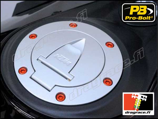 Tankinkorkinpulttisarja KTM 690 Duke 2014->, 990 Super Duke 2005-> Alumiinia - Pro-Bolt