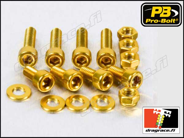 Tankinkorkinpulttisarja Suzuki GSF 1200 Bandit 1996-2000, GSF 1200 Bandit S 1996-2000 Alumiinia - Pro-Bolt